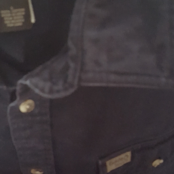 Gander Mountain "Guide Series" Chamois Cotton Shirt Blue Men's Size Neck 16 - Picture 8 of 13